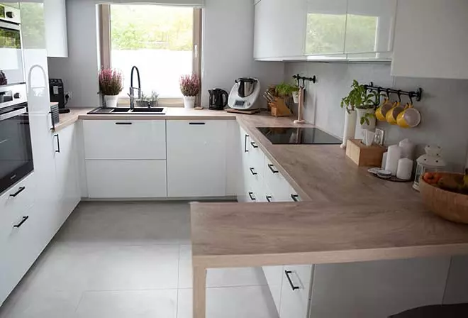 reforma de cocina moderna rustica